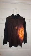 Spyder Youth Black Long Sleeve Quarter Zip Graphic Pullover Sweatshirt Size XL