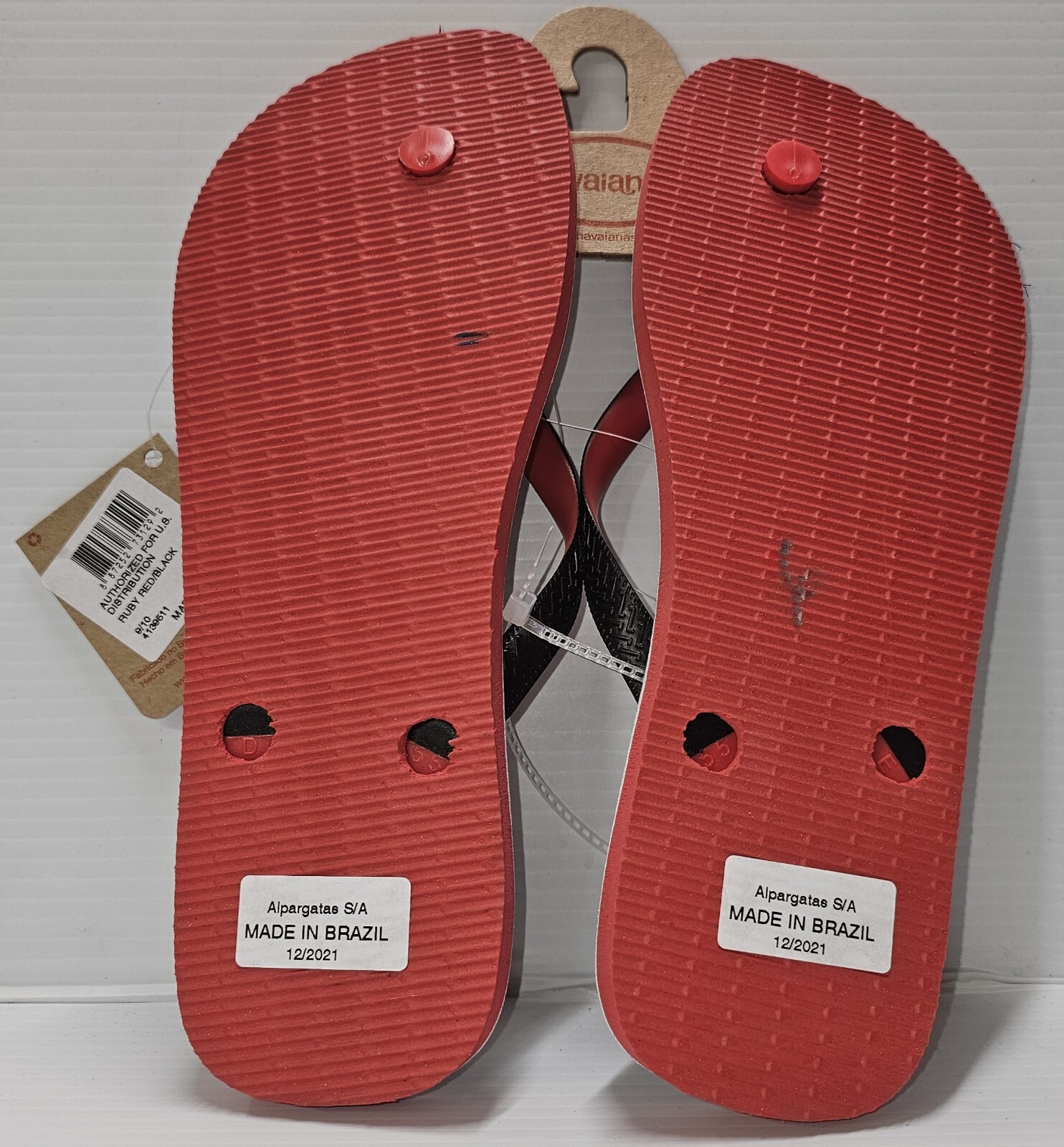 Venom Vs. Carnage Havaianas & Marvel Comics Size 9 Flip Flops Sandals NEW w/Tags