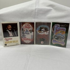 Lot of 4 Christmas Cassettes Boxcar Willie Citgo Country