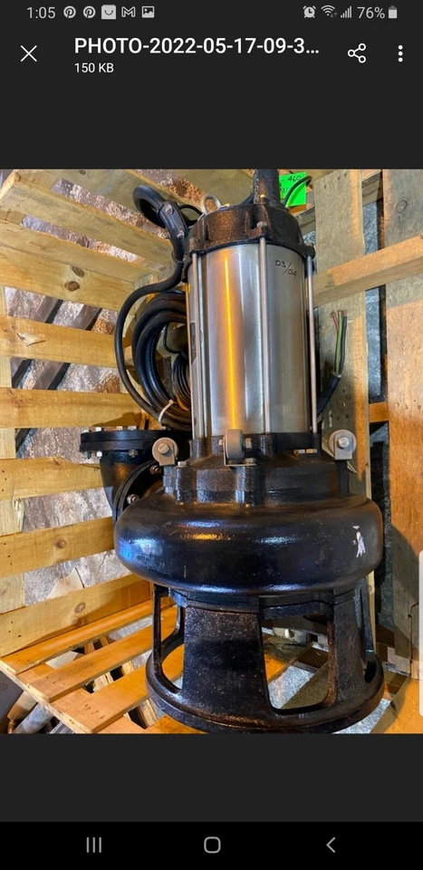 Bomba sumergible BJM modelo SK 150-C Foto 2 de 4