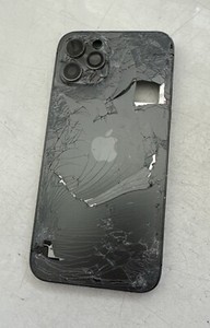 Original Apple iPhone 12 Pro Gehäuse Rahmen Glasbruch Für Refurbisch Schwarz