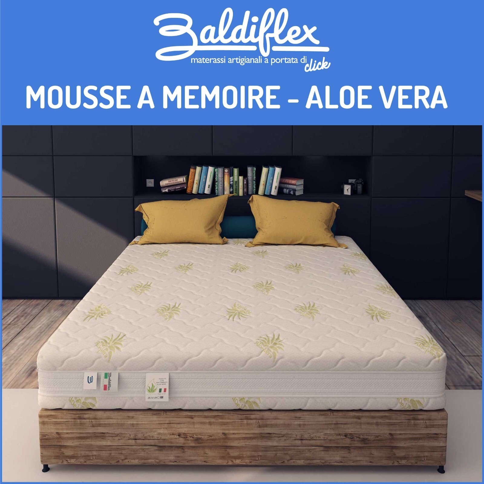 Matelas 140x190 mémoire de forme soulagement des pressions