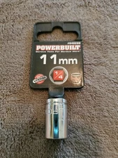 Powerbuilt 1/4" Drive x 11mm 6 Point Metric Socket - 648288