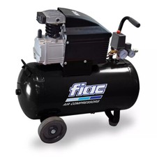 COMPRESSORE ARIA SERBATOIO 50Lt MOTORE 2Hp F5020 CON RUOTE STRATOS 50 FIAC