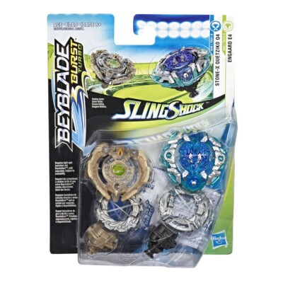 Beyblade Burst Turbo Slingshock Stone X Quetziko Q4 Engaard
