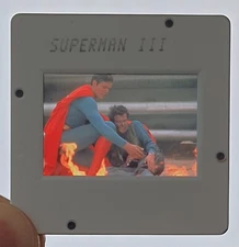 Superman III 1983 35mm Studio Slide Transparency Christopher Reeve Marc McClure 