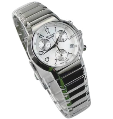 Casio Sheen Womens Watch Quartz Pearl Dial Steel Strap SHN-5001SP-7AVDF NEW