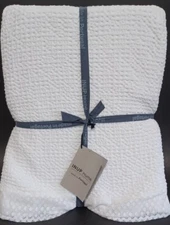 Inup Queen Matelasse Coverlet, Textured, Made In Portugal,  Brand New 