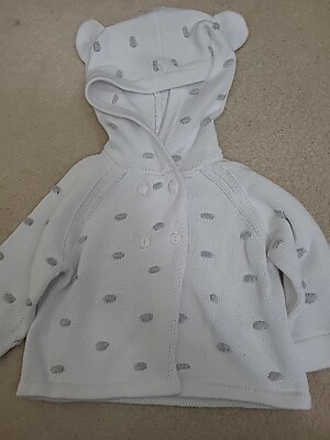 M und Co Baby Jungen Strickjacke Jacke mit Kapuze 0-3 Monate