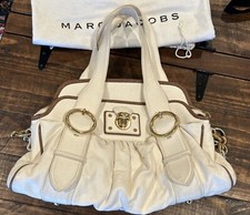 Marc Jacobs Satchel  Bal Harbour Eggshell Lea...
