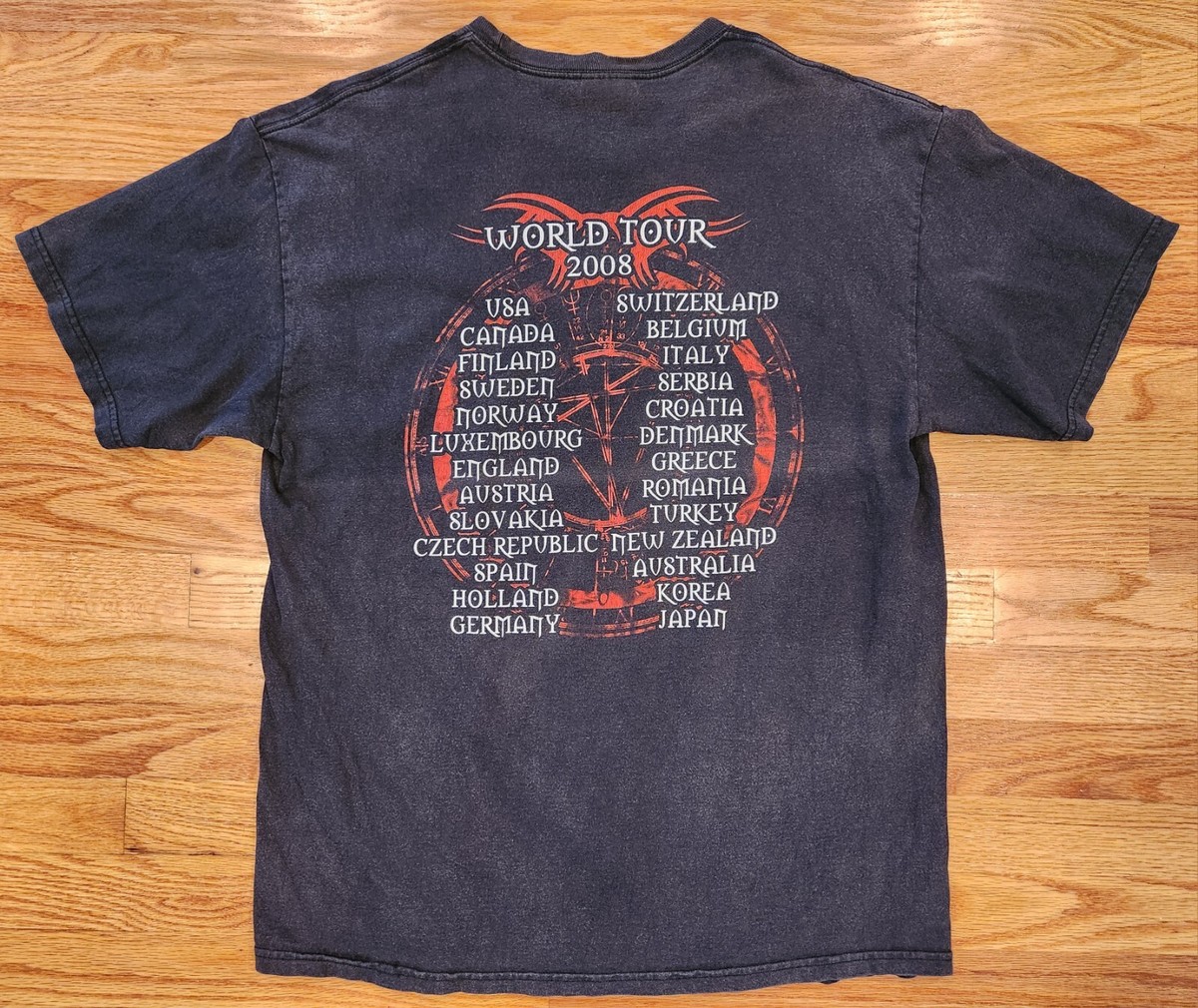 Judas Priest 2004 USAツアーTシャツ Mサイズ VTG 2004 Judas Priest USA Tour Graphic Band T-shirt Size