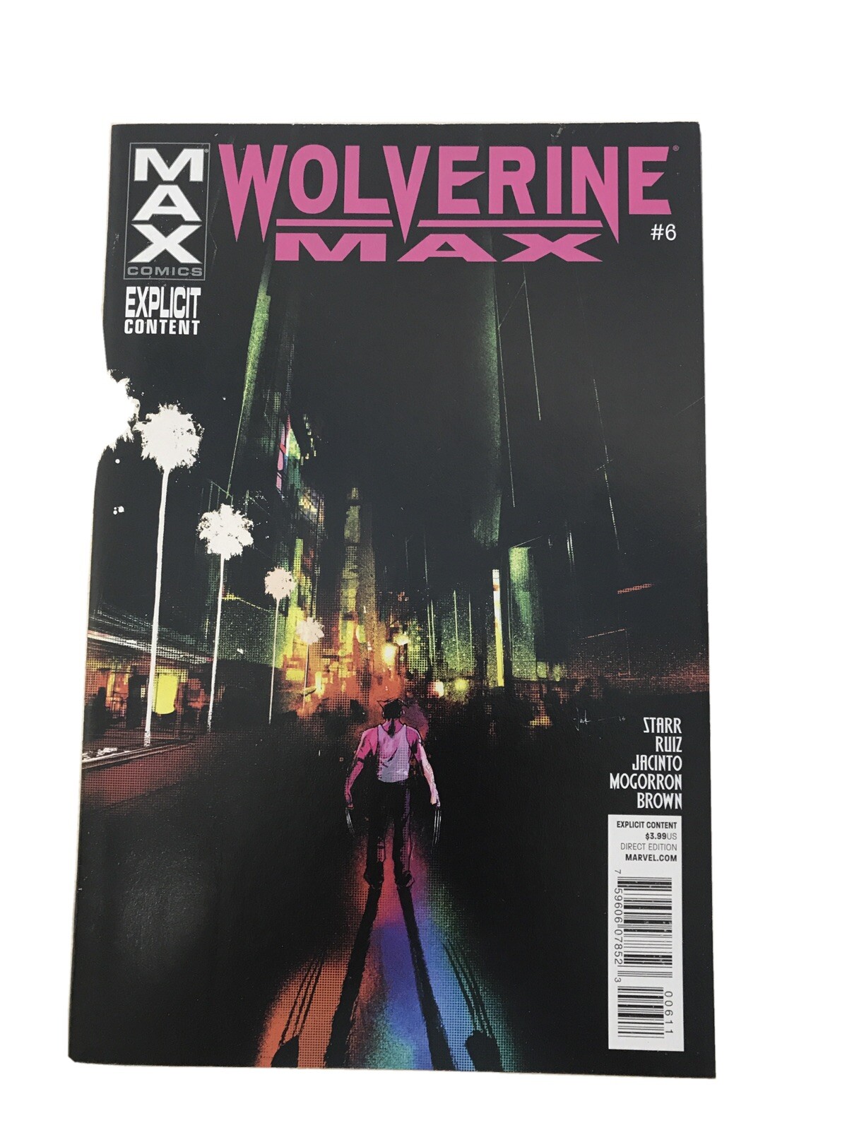 Marvel Comics WOLVERINE MAX 2012 Series # 5  Explicit Content