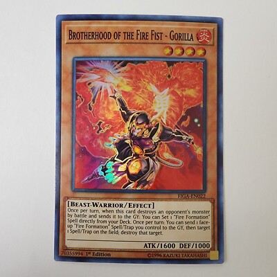 Brotherhood of the Fire Fist - Gorilla - FIGA-EN022 -  NM/VLP - Super Rare
