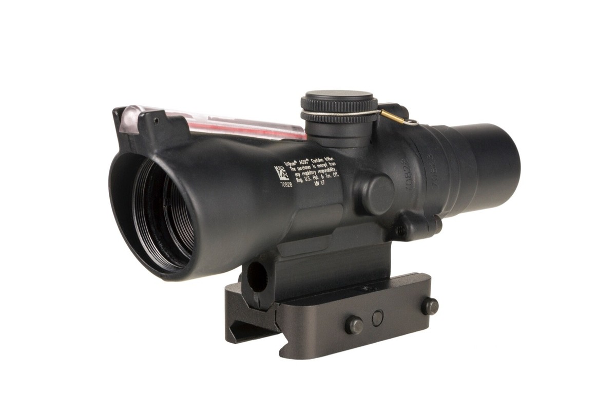 Trijicon 2x20 Compact ACOG Scope, Q LOC Mount, Red Crosshair (TA47