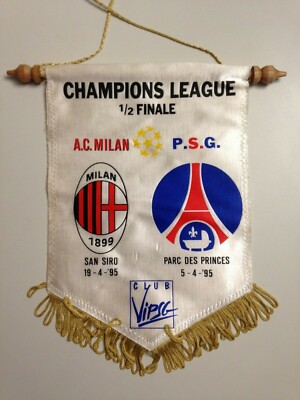 FANION WIMPEL PENNANT SPARTAK BAYERN KIEV PARIS SG PSG CHAMPIONS LEAGUE 1994-95