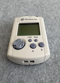 SEGA Dreamcast Visual Memory Unit VMU Built-in Screen HK-7000 Tested Works 
