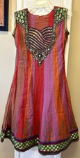 Salwar Kameez Pakistani Indian Multicolored Kurti Or short Anarkali dress  XL