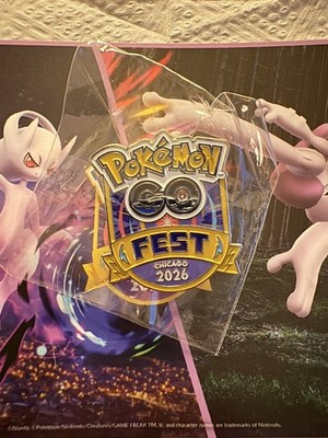 Pokemon Go Fest Chicago Pin 2026