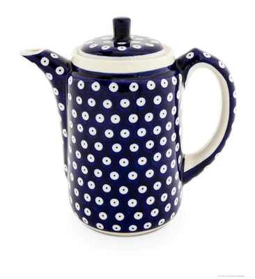 Bunzlauer Keramik Kaffeekanne 1.25L B=20,0cm, H=20,1cm, Dekor 42 - Bild 1 von 3