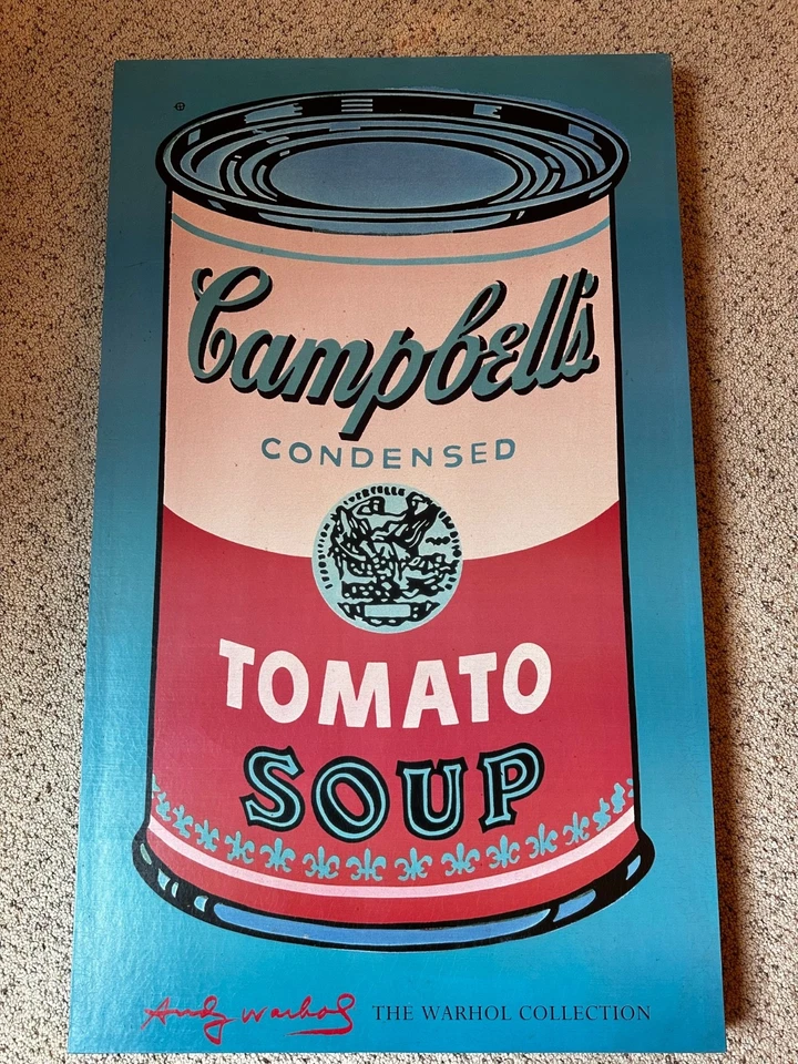 Энди Уорхол основа в рамке холст печать большой принт Campbell's суп банка - Изображение 4 из 4