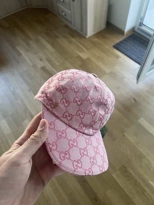 Pink Monogram Gucci Baseball Cap/Hat