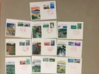 Ten Japan National Parks fdc with two stamps