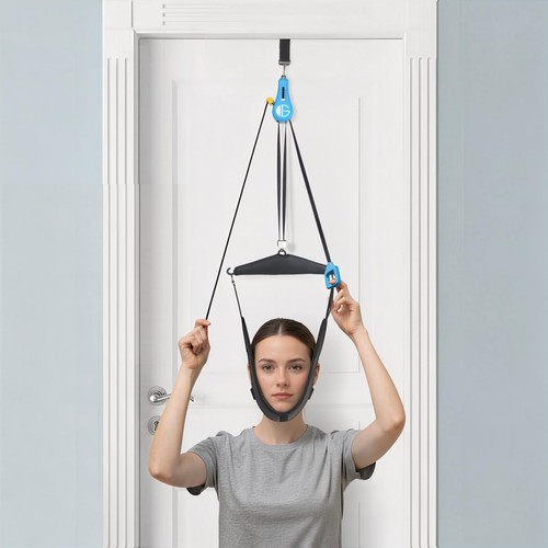 glitz Upgraded Neck Stretcher & Cervical Traction Device with Ratchet System ... - Picture 1 of 7
