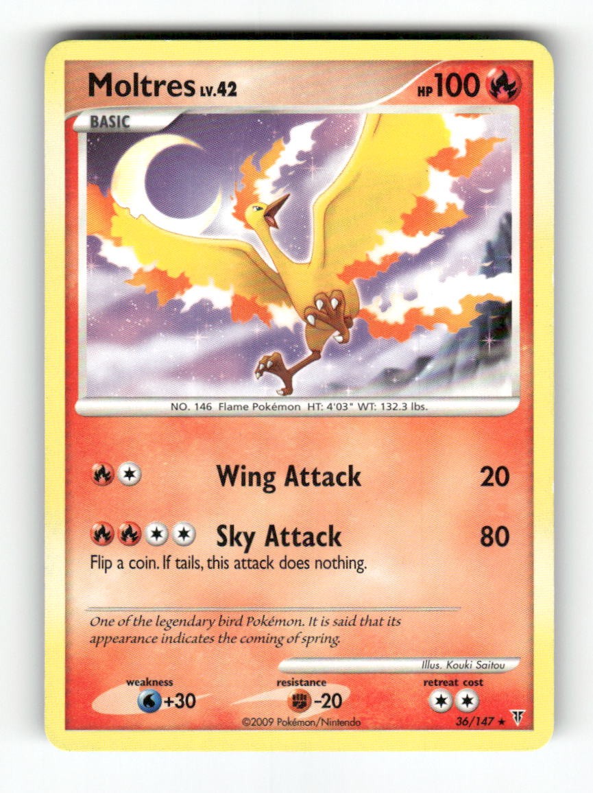 Moltres - 36/147 - Supreme Victors - Pokemon - Rare - LP