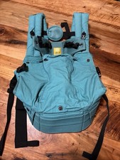 Lille Baby Turquoise Embossed Baby Carrier Babywearing Soft Structured Carrier