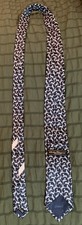 Salvatore Ferragamo Mens Silk Woven Tie White...