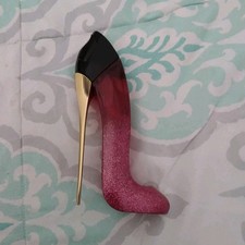 Carolina Herrera Good Girl High Heel Perfume Bottle Pink Glitter Gold Heel