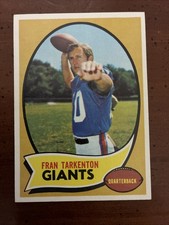 1970 Topps - Fran Tarkenton #80 9TIMEPROBOWL/MVP/PASS&TDLEADER/ORANGEBWLCHAMP