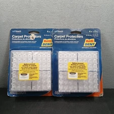 Soft Touch Carpet Protectors 4"x4" 2 Pc. AntiDent 4688595N 2 Pack
