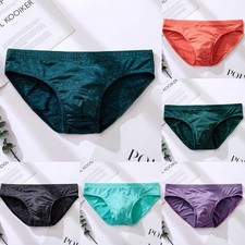 Low-Waist Briefs Mens Underpants Breathable Casual Style Regular Length