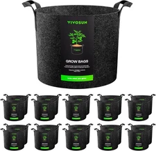 VIVOSUN 20 Pack 7Gallon Grow Bags Heavy Duty Nonwoven Fabric Pots w/ Handles