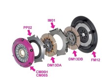 Exedy: Twin Plate Clutch Floater Plate: Evo IV - IX