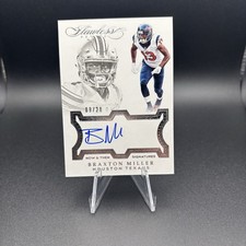 2016 Flawless Braxton Miller Now and Then Signature RC Auto /20 Ohio State OSU