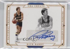 2020 National Treasures NBA Greats Signatures Gold 1/10 Rick Barry Auto HOF 19zq