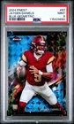Jayden Daniels - 2024 Topps Finest - Blue Geometric 60/99 - PSA 9