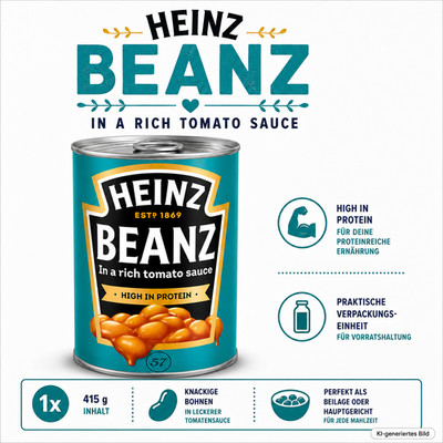 Heinz Baked Beans in Tomatensauce 415g