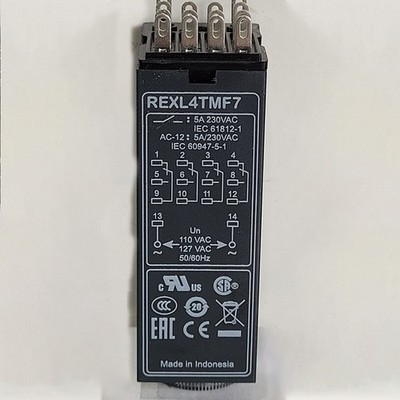 For REXL4TMF7 14-pin Time Relay 110V AC