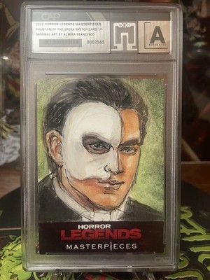 2025 Horror Legends Masterpieces Phantom of the Opera Signed Sketch 1/1