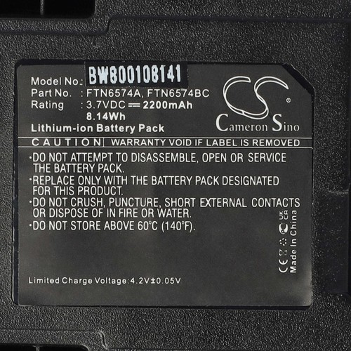 Bateria do Motorola MTP850S MTP800 CEP400 PTX850 MTP850 Zeon 2200mAh 3,7V - Zdjęcie 5 z 9