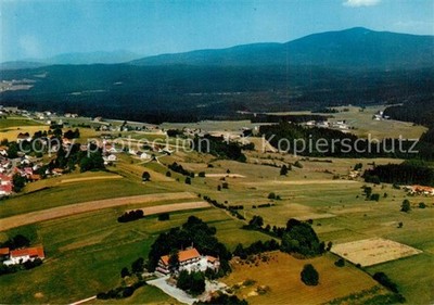 St Oswald-Riedlhuette aerial photo cafe-pension house distant view