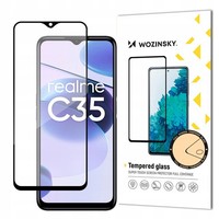 Wozinsky GehÄRtetes Glas, VollstÄNdiger Kleber, HÜLlenfreundlich, Realme C35-DIS