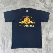 Vintage 90s MGM Studios Florida T Shirt Mens XL Black Single Stitch Made in USA