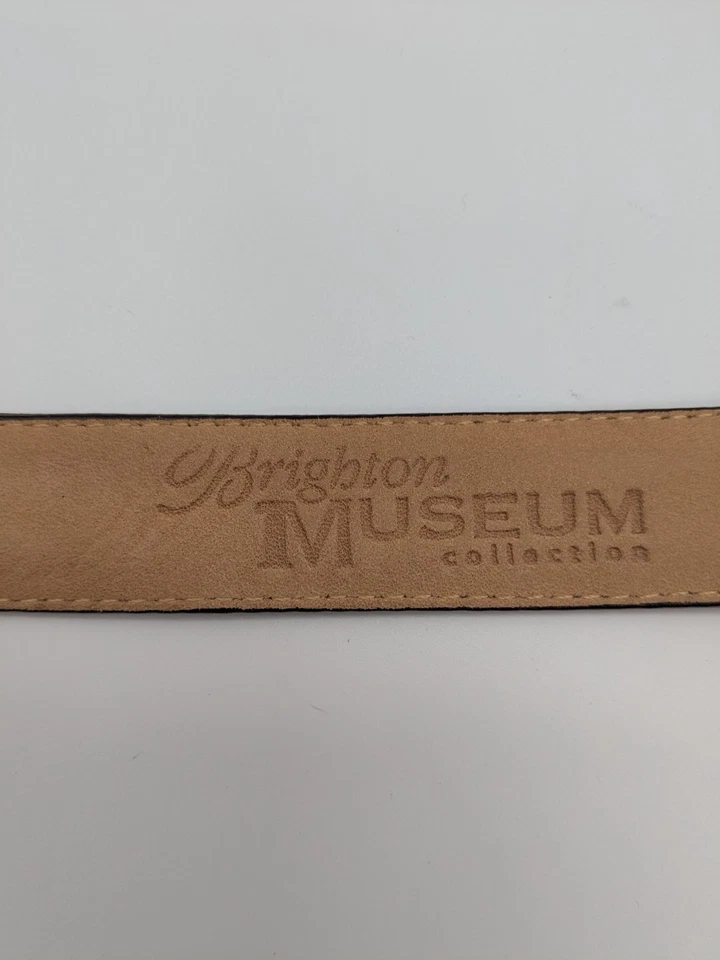 Vintage Brighton Belt Museum Collection Size L Brown Leather  - Image 4 of 4