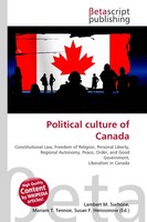 Political Culture Of Canada Lambert M. Surhone (U. A.) Taschenbuch Englisch 2026