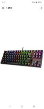 Redragon K552P Mechanical Gaming Keyboard TKL with 18 Backlight Modes, Hot-Sw...
