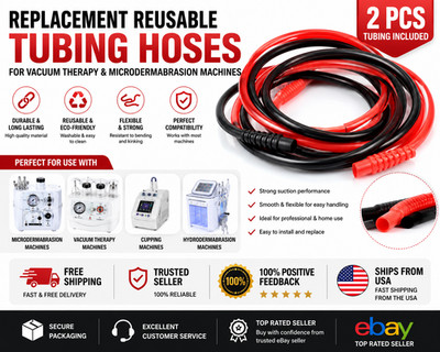 Replacement Reusable Tubing Flexible Hoses For Vacuum Therapy Cupping Machine